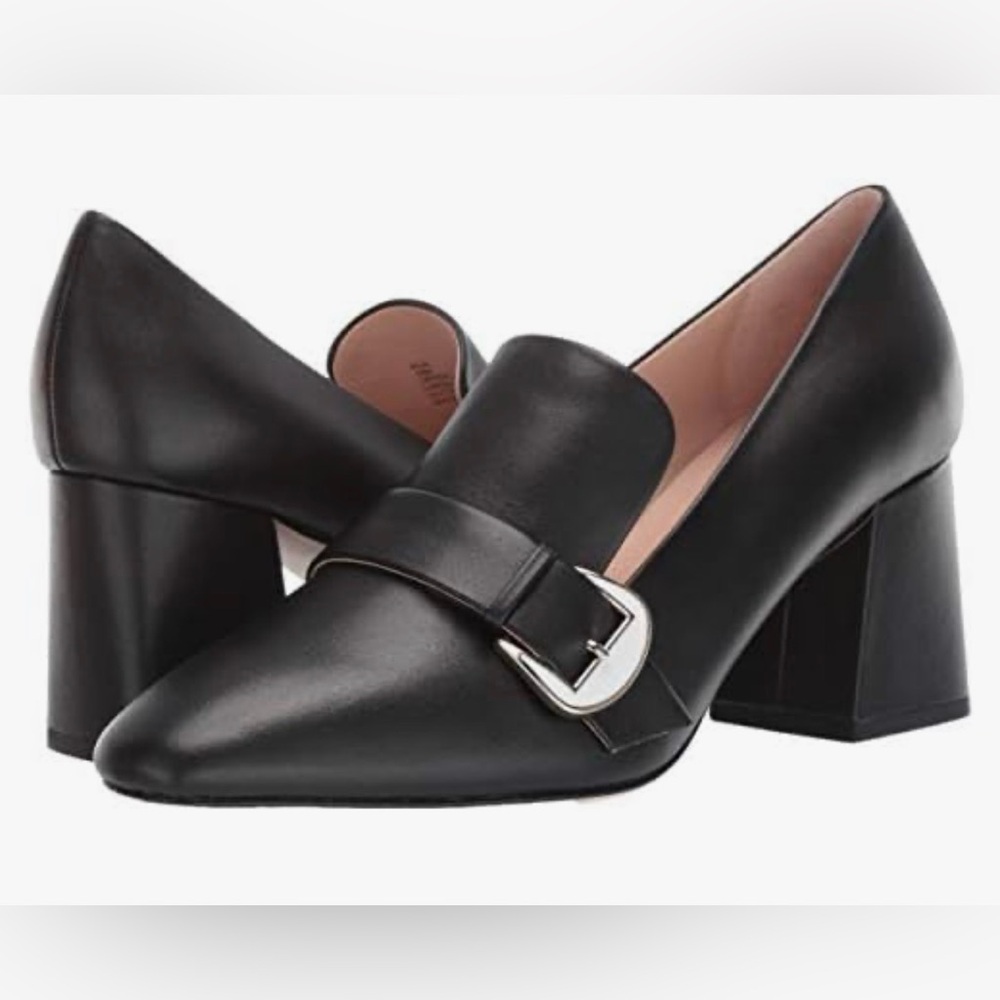 Kate Spade - Alia Black Block Heel Pump